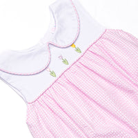 Tulip Tiers Embroidered Bubble, Pink