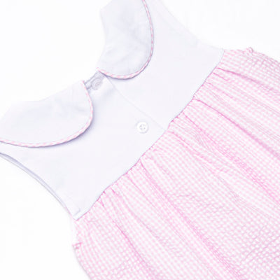 Tulip Tiers Embroidered Bubble, Pink