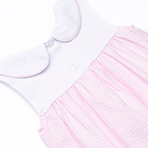 Tulip Tiers Embroidered Bubble, Pink