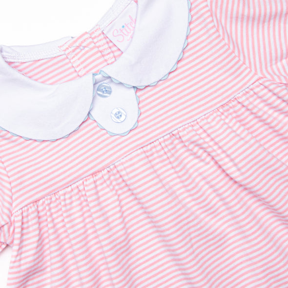 Abigail Diaper Set, Pink