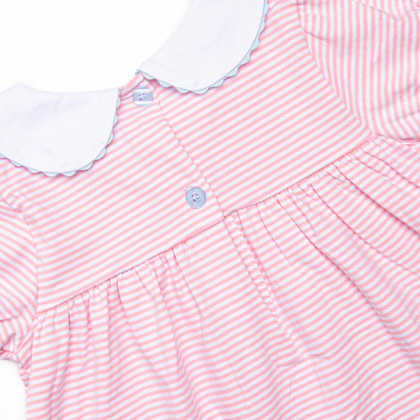 Abigail Diaper Set, Pink