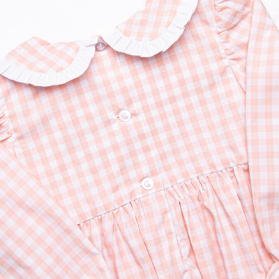 Montreal Maple Smocked Bubble, Pink