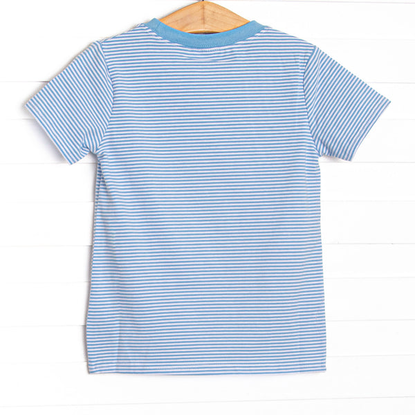 Jack-O'-Lantern Lad Applique Top, Blue