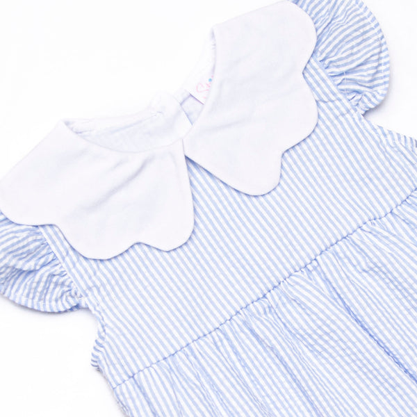 That Floral Feeling Applique Bubble, Blue