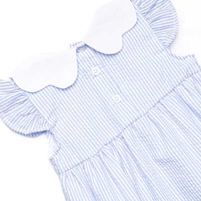 That Floral Feeling Applique Bubble, Blue