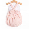 Sandcastle Competition Embroidered Sunsuit, Coral