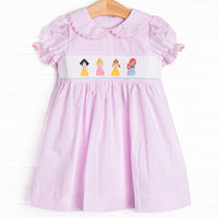 Princess Party Smocked Dress, Pink