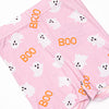 Happy Haunts Bamboo Pajama Short Set, Pink