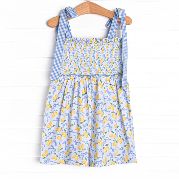 Lemon Grove Short Romper, Blue