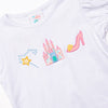 If the Shoe Fits Applique Short Set, Blue