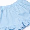 If the Shoe Fits Applique Short Set, Blue