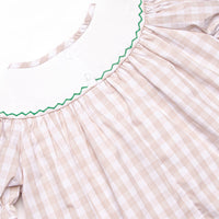 Plentiful Pumpkins Smocked Ruffle Pant Set, Brown