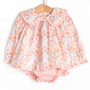 Top Notch Tulips Diaper Set, Orange
