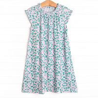 Patio Petals Bamboo Night Gown, Green