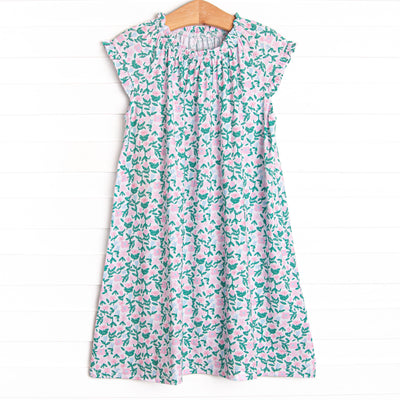 Patio Petals Bamboo Night Gown, Green