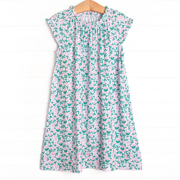 Patio Petals Bamboo Night Gown, Green