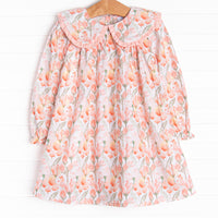 Top Notch Tulips Dress, Orange