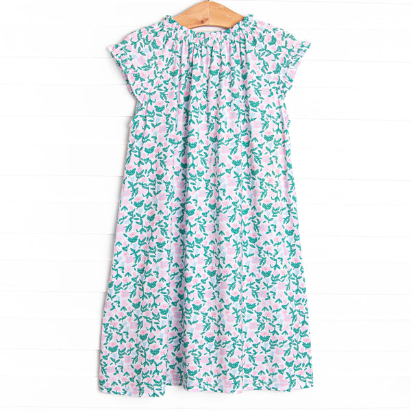 Patio Petals Bamboo Night Gown, Green