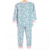 Patio Petals Bamboo Pajama Set, Green