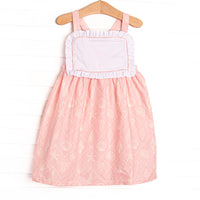 Rosy Reef Dress, Pink