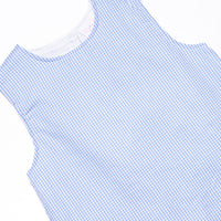 Nautical Navigator Applique Ruffle Short Set, Blue