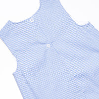 Nautical Navigator Applique Ruffle Short Set, Blue