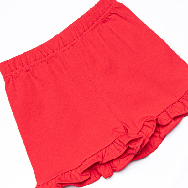Nautical Navigator Applique Ruffle Short Set, Blue