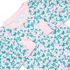 Patio Petals Bamboo Pajama Set, Green