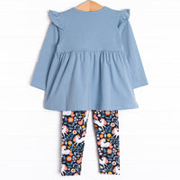 Unicorn Utopia Legging Set, Blue