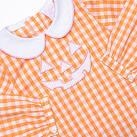 Cozy Carving Applique Legging Set, Orange