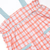 Park Plaid Dress, Red