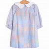 River Bib Dress, Blue