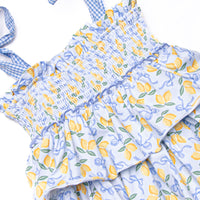 Lemon Grove Tiered Dress, Blue