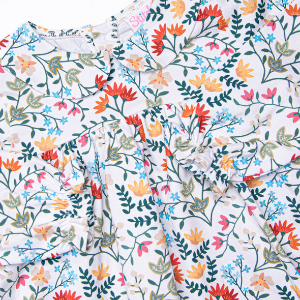 Emily Legging Set, Green Floral