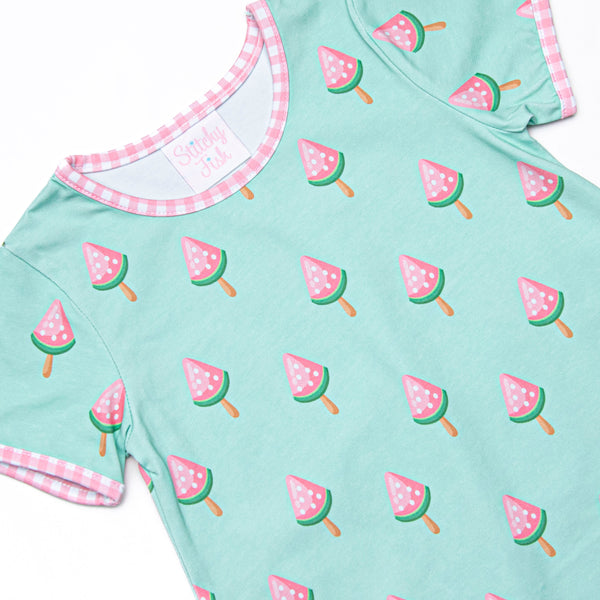 Sorbet Slice Dress, Green