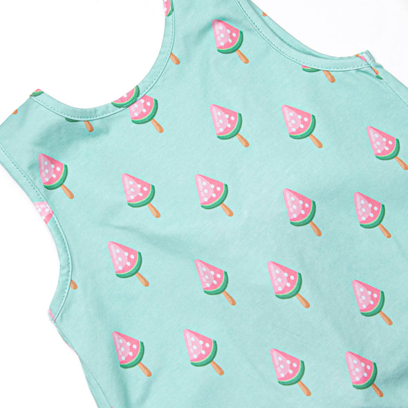Sorbet Slice Short Set, Green