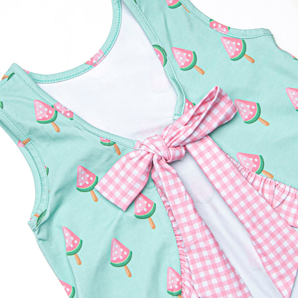 Sorbet Slice Short Set, Green