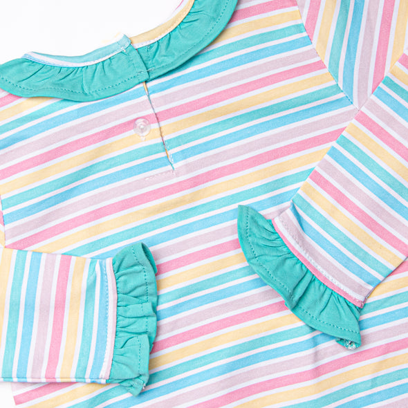 Jumping for Joy Ruffle Pant Set, Green