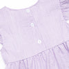Summertime Sampler Applique Side Tie Dress, Purple