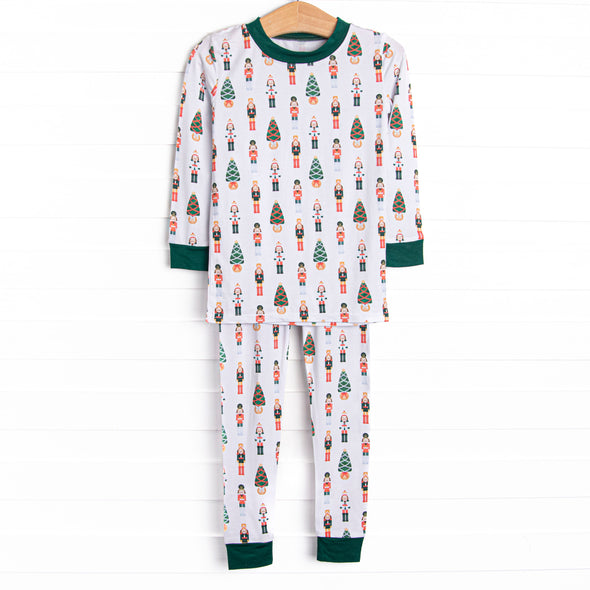 Toy Soldier Bamboo Pajama Set, Green