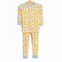 Lakeside Lemonade Bamboo Pajama Set, Yellow