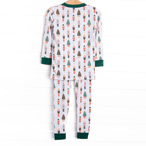 Toy Soldier Bamboo Pajama Set, Green