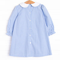 Perfect Pick Smocked Dress, Blue