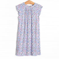 By the Bay Blooms Bamboo Night Gown, Blue