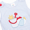 Summer Essentials Applique Jon Jon, Blue