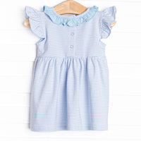 Fintastic Friend Applique Dress, Blue