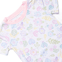 Critter Crawlers Bamboo Pajama Short Set, Pink