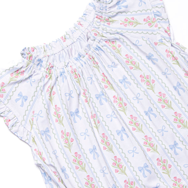 Delicate Details Bamboo Night Gown, Blue