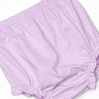 Sucker For You Applique Diaper Set, Purple