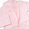 Quilted Ruffle Coat, Pink